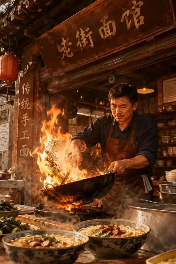 《一碗牛肉面》黄果短剧封面